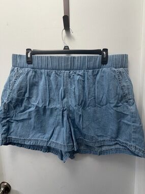 torrid Washed Blue Pull-On Denim Shorts
